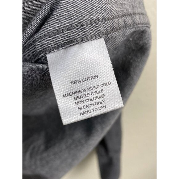 UNTUCKit Mens Shirt size Large Button Up Classic Orange Gray Neutral Business - Picture 5 of 9